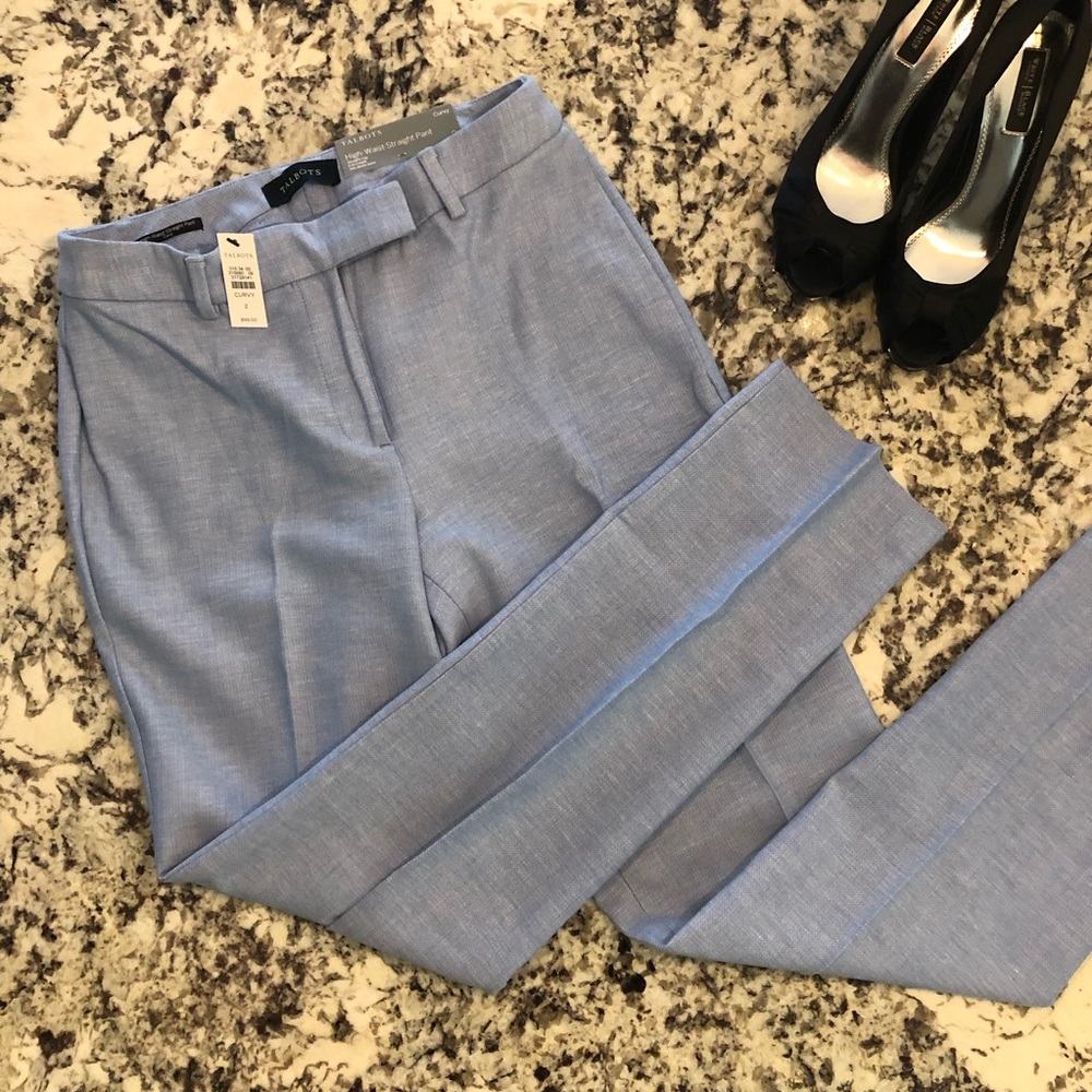 NWT Talbots High-waist Straight pants, size 2